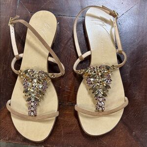 Guisados Zanotti flat embellished sandals